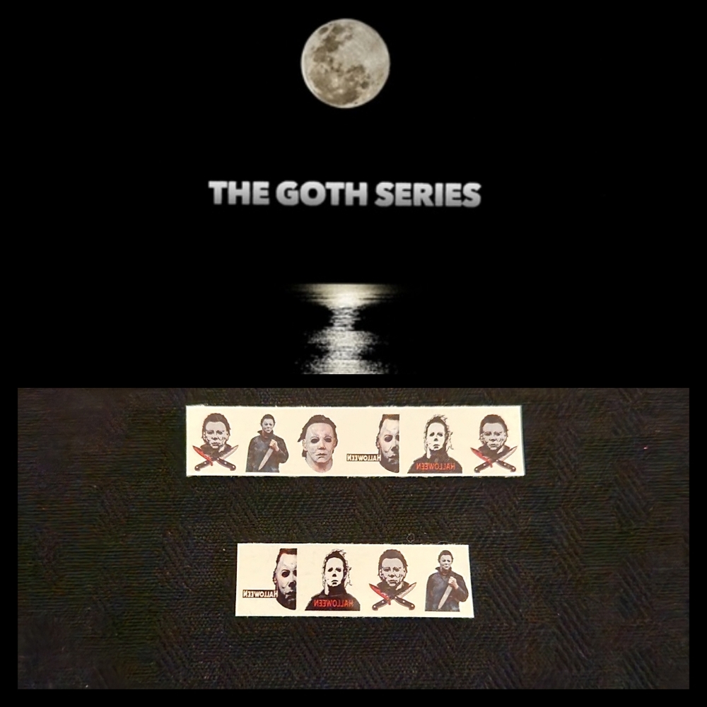 Goth Series: Michael Myers Halloween Film Nail Decal Stickers